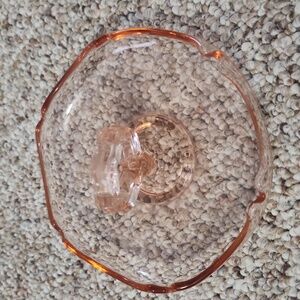 Pink Glass Dish